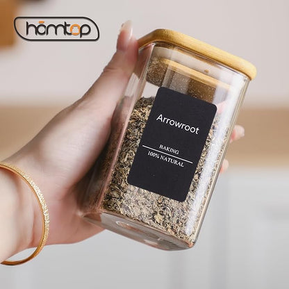 12Pcs 9oz Spice Jars Glass Container - Image 5