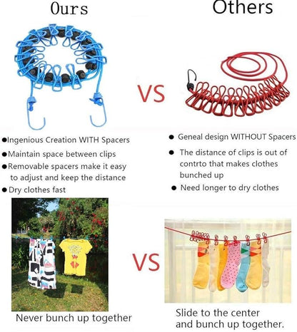 2 Pack Portable Clothesline - Image 5