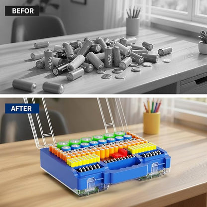 Battery Organizer Storage Holder Box Case - Image 3