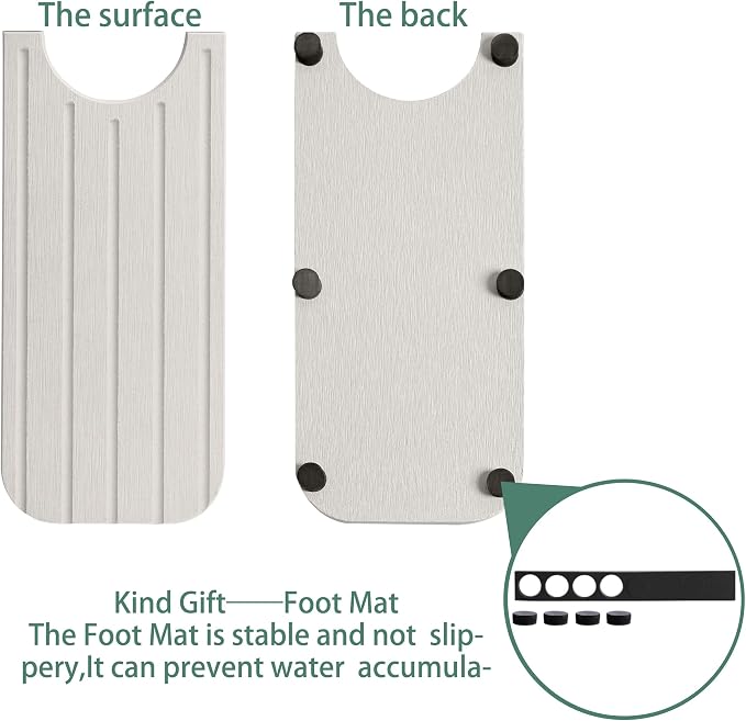 17inch x 4inch Kitchen Sink Faucet Mat, Water Absorbing Stone Faucet Splash - Image 7