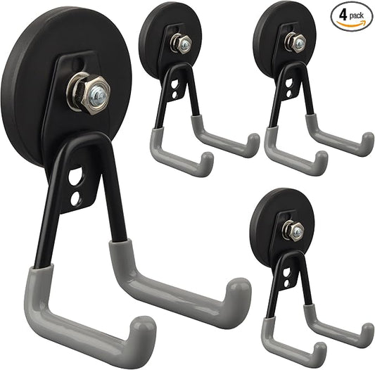 ULIBERMAGNET Heavy Duty Magnetic Hooks, Strong Large Magnet Hooks by ULIBERMAGNET