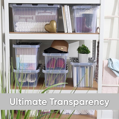 Superio 6-Pack Clear Storage Bins - Image 5