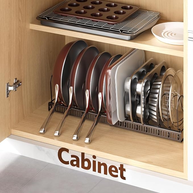 ORDORA Pots and Pans Organizer under Cabinet - Image 6