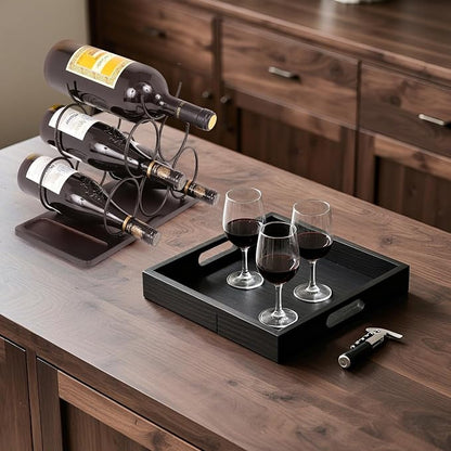 Countertop Wine Rack, Small Wine Rack and Wine Bottle Holder - Image 7