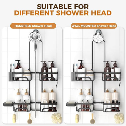 REINHARDT Shower Caddy Hanging for Handheld Showerheads Adjustable Split Shower - Image 3