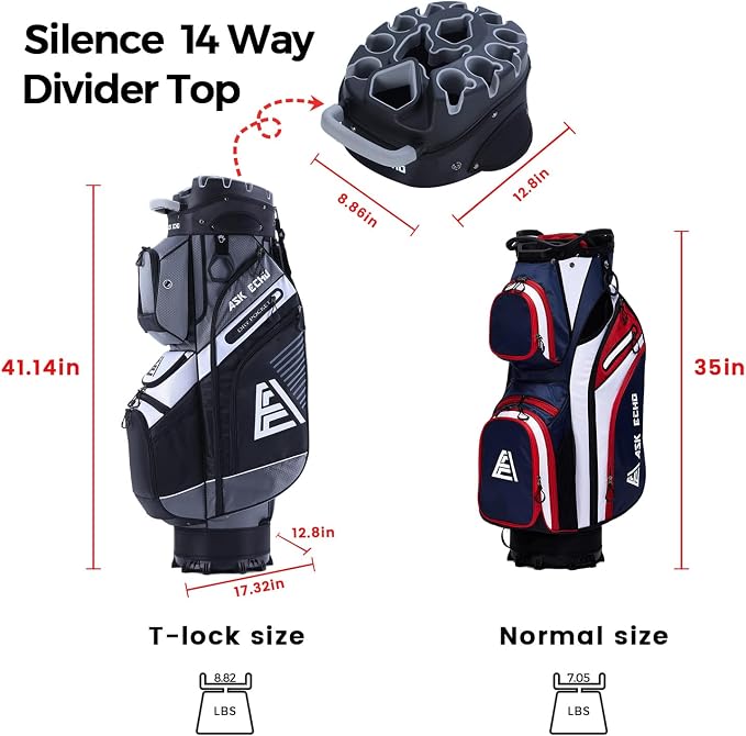 ASK ECHO T-Lock Golf Cart Bag - Image 4