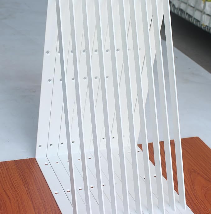 12 Pack L22 x H 12" White Heavy Duty Shelf Brackets - Image 4
