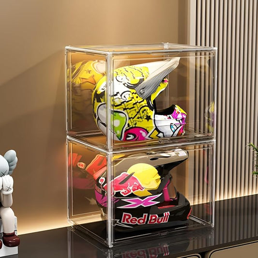 Clear Stackable Plastic Storage Bins by HaveANiceDay