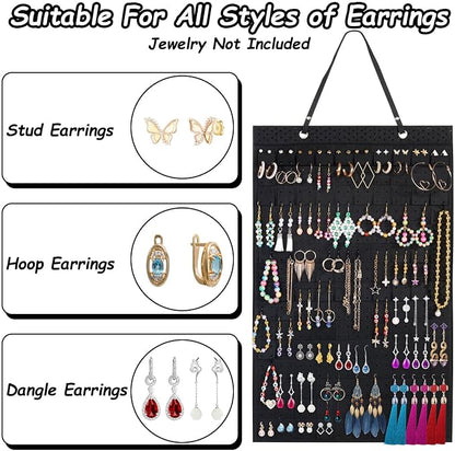 Caffox Hanging Earring Holder, Large Earring Organizer - Image 2