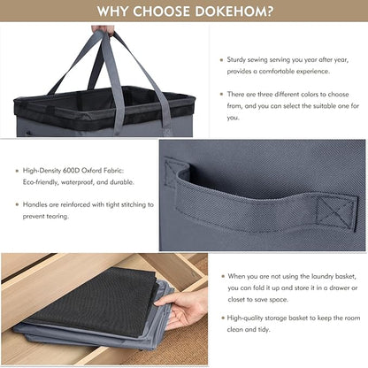 DOKEHOM 90L X-Large Laundry Basket - Image 4
