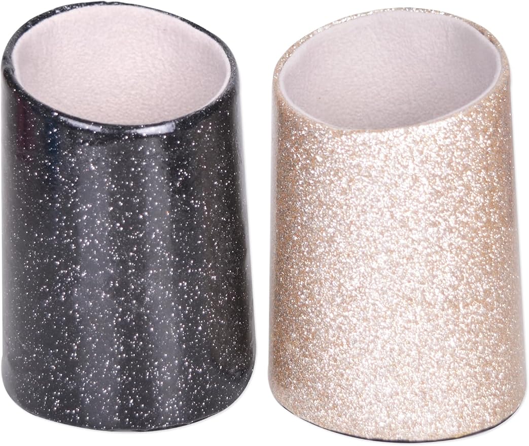 2 Pack Eyeglasses Holder PU Leather Glasses Stand Case Holder by Bleiou