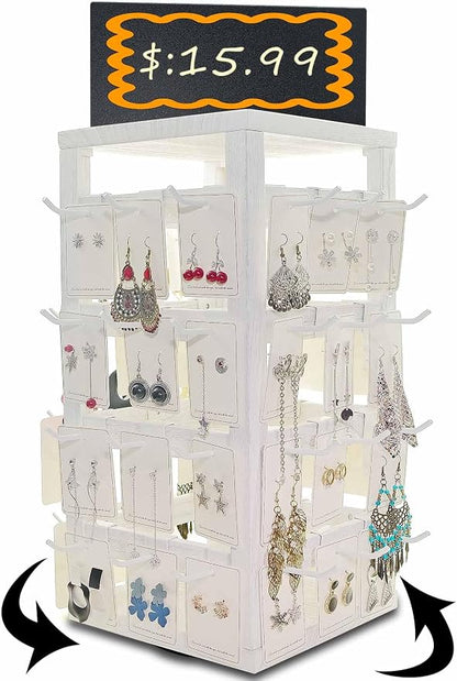Wooden rotating Jewelry Display Stand by Jewack