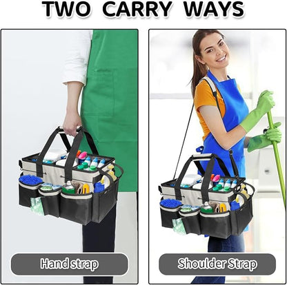 Boczif Cleaning Caddy Bag Wearable, Cleaning Caddy Supplies Organizer - Image 4