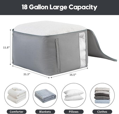 Comforter Storage Bags, Durable Oxford Fabric Clothes Organizer - Image 4