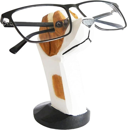 Red Dollar Handmade Wood Carved Animal Eyeglass Holder, Cute Sunglasses Display - Image 2