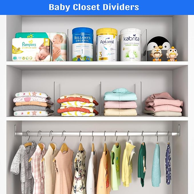 OKPOW Shelf Dividers Closet Organizer - Image 8