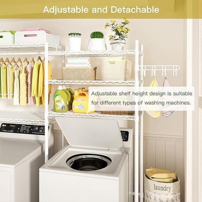Ulif U5 Over the Washer and Dryer Storage Shelf, Laundry Room Space Saver - Image 5