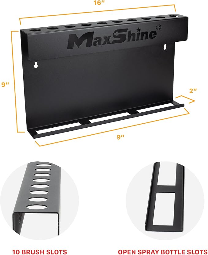 Maxshine Universal Detailing Brush & Spray Bottle Holder - Image 5