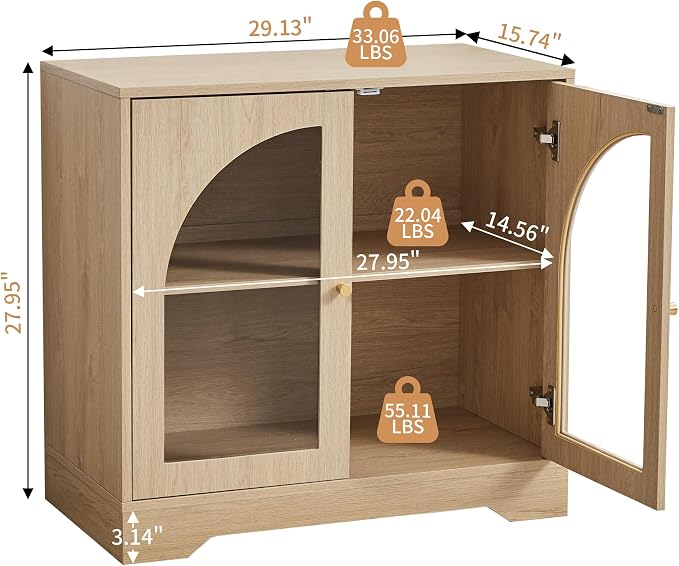 Farmhouse Floor Storage Cabinet - Image 2