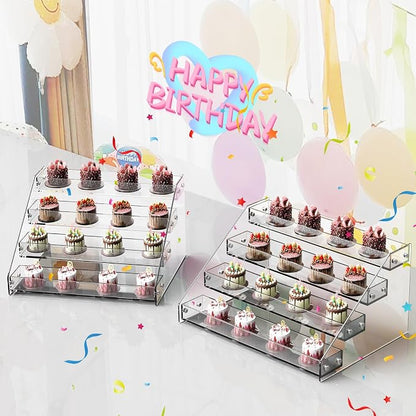 Acrylic Display Shelf, Risers Display Stands, Perfume Organizer, Cupcake Stand - Image 7