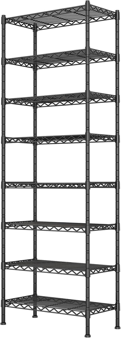 GIOTORENT 8-Wire Garage Shelving Storage Shelves, Kitchen Storage Adjustable by GIOTORENT