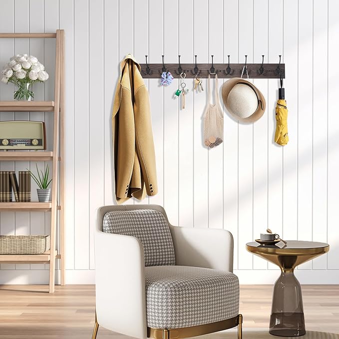 IBosins Wall Mounted Coat Rack - Image 5