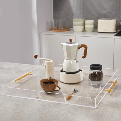 Extra Large Clear Acrylic Serving Tray - Image 4