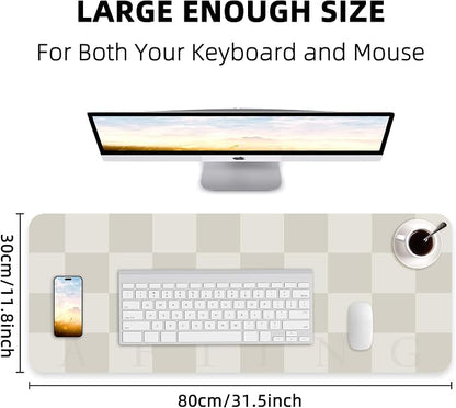 Non-Slip Desk mat, Leather Desk mat, Waterproof PU Leather Desk pad Protector - Image 2