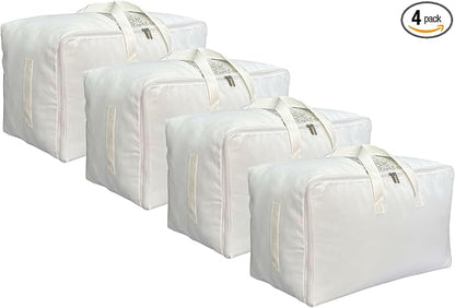 Soft Large Canvas Comforter Storage Bags by DoYiKe