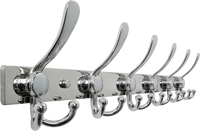 Dseap Coat Rack Wall Mount 2.0 Pro: 24” Long, 3X Tougher, Heavy Duty Stainless by Dseap