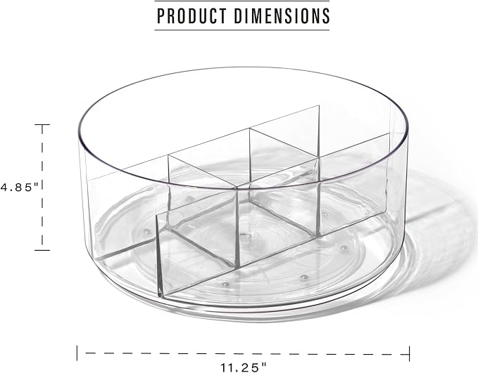 BINO Plastic Round Turntable Organizer - Image 2