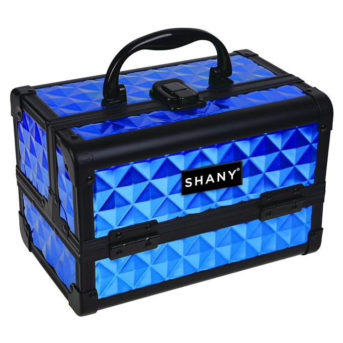 SHANY Chic Makeup Train Case Cosmetic Box Portable Makeup Case Cosmetics Beauty - Image 4