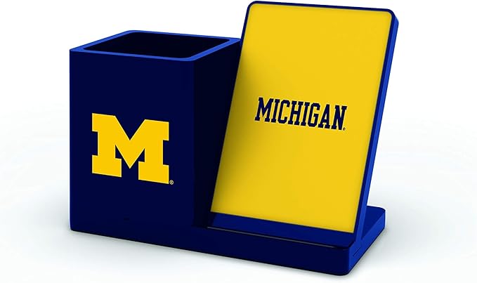 SOAR NCAA Unisex Cell Phone Wireless Charging Stand and Desktop Organizer by SOAR