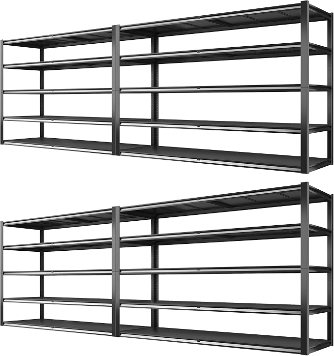REIBII 78" H Storage Shelves, Garage Shelving Heavy Duty Load 3000LBS, by REIBII