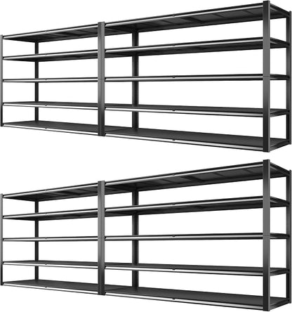 REIBII 78" H Storage Shelves, Garage Shelving Heavy Duty Load 3000LBS, by REIBII
