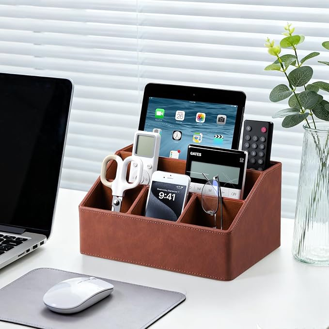 Remote Control Holder with 5 Compartments - Image 5
