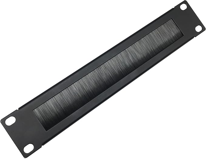 1U Mini 10 inch Brush Cable Management Panel Cable Manager by Followme