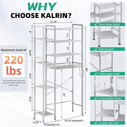 8-Tier Over The Toilet Storage - Image 2