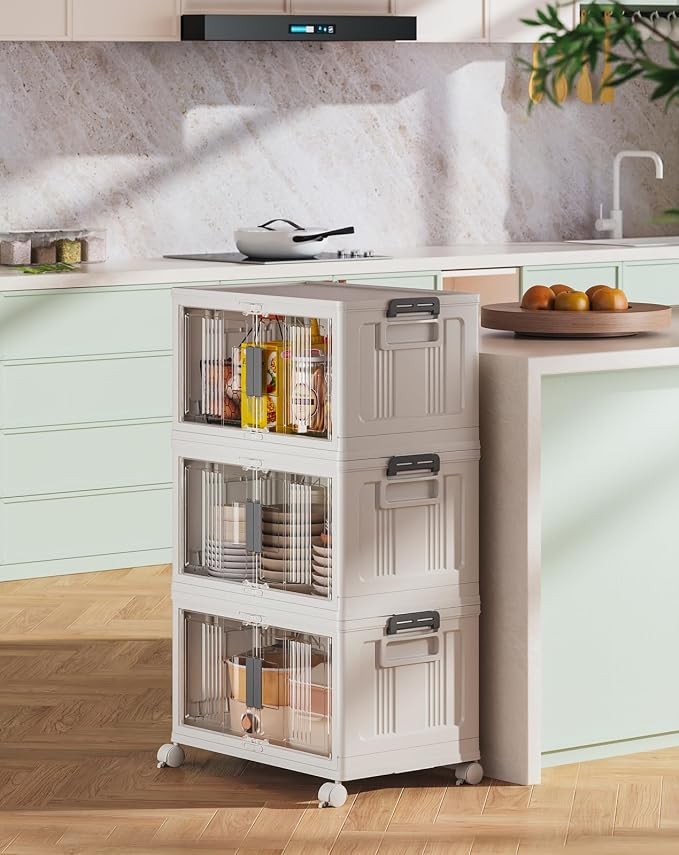 OlarHike 48QT Stackable Storage Bins by OlarHike