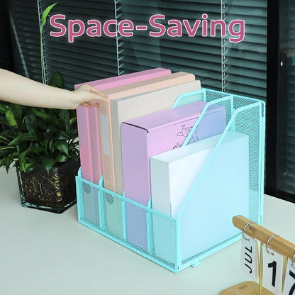 Desk Organizers, Metal Magazine File Holder - Image 6