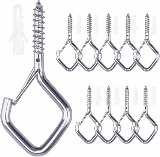 10 PCS Eye Screw Hooks for Hanging Heavy Duty by Unknown
