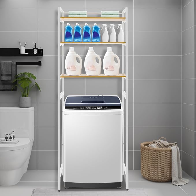 Gdrasuya10 Over The Washer and Dryer Storage Shelf - Image 6