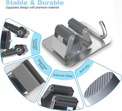 4 Pack Stainless Steel Mop and Broom Gripper - Image 4