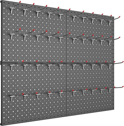TORACK Metal Pegboard Panels and Hooks by TORACK