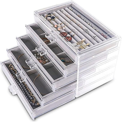Space Saving Acrylic Cosmetic Storage Drawers Multi Drawers Acrylic Organizer - Image 4