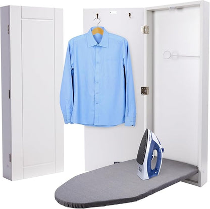 Ivation Wall-Mounted Ironing Board Cabinet, Foldable Ironing Storage Station by Ivation