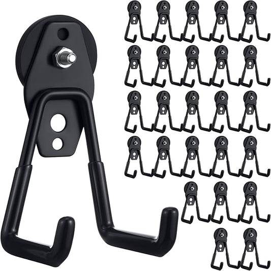Landhoow Large Magnetic Hooks Heavy Duty Garage Magnet Hooks Strong Storage by Landhoow