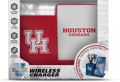 SOAR NCAA Unisex Cell Phone Wireless Charging Stand and Desktop Organizer - Image 2