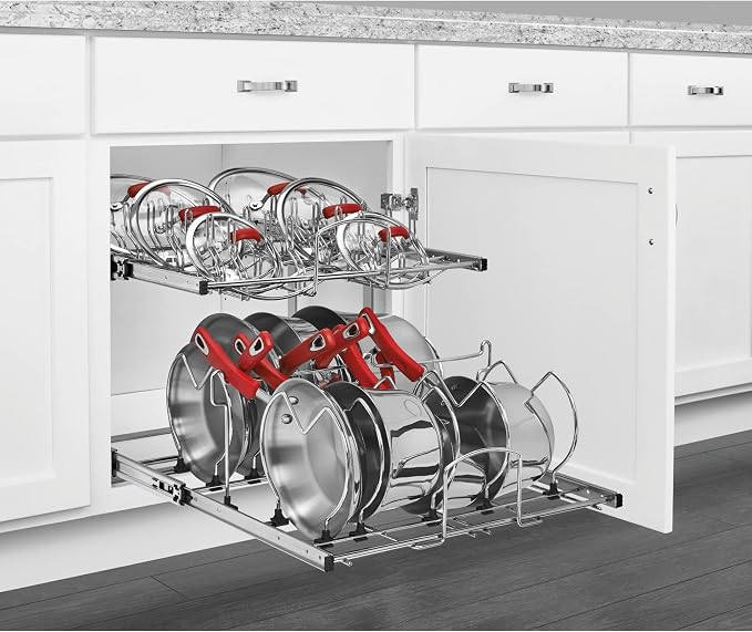 Rev-A-Shelf 2-Tier Kitchen Cabinet Pullout 20.75" Cabinet Organizer - Image 7