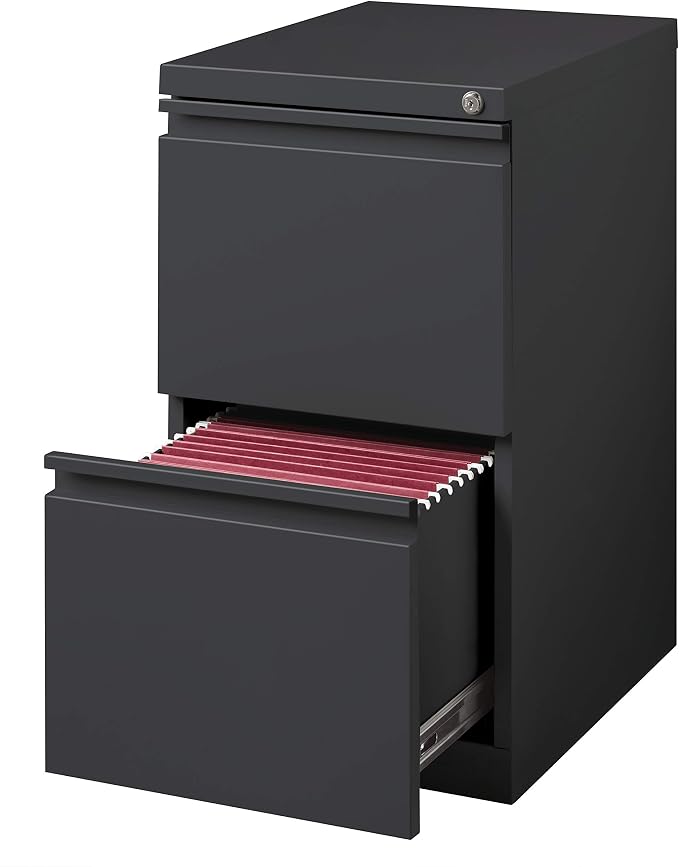 20 Inch Deep Metal Mobile Pedestal File 2 Drawer File-File - Image 7